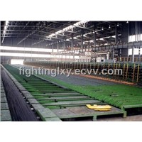 steel rolling mill production line for producing bars,wires,beams