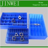 tungsten carbide shims for insert suport
