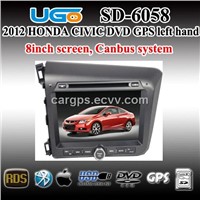 ugode Car DVD Car GPS Navigation for 2012 Honda Civic(SD-6058)