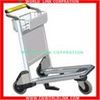 with brake airport baggage trolley