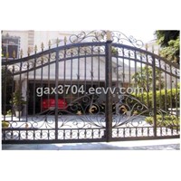 Community wrought iron entry gate HT-G1001