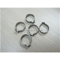 single ear stainless steel hose clamps pipe clips