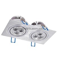 Double Head  LED Classic  Downlight square