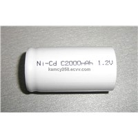 1.2v ni-cd C 1000mah rechargeable battery