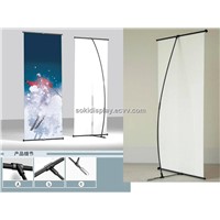 L banner stand