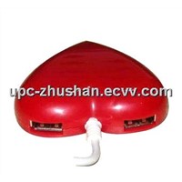 Popular Gift Computer Heart USB 2.0 Hub