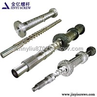 Rubber screw barrel