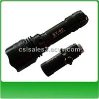 ST-80 1000 Lumen Tactical cree t6 waterproof led flashlight