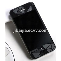 Special 3D diamond anti glare screen protector for Iphone4