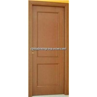 Two-Panel Solid Wood Room Door
