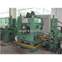 Two roll precision straightening tumbler unit