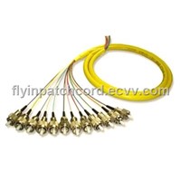 12 core FC Bundle multi-fiber pigtail