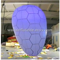 2012 hot changing light inflatable led parrel ball