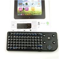 2.4G Wireless mini keyboard, with trackball and touch screen