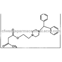 2 -(4- benzhydryl-1- piperazinyl) ethyl acetoacetate ester