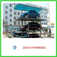3 floor portablr vertical pit car parking equipment