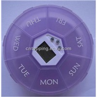 7 days pill box, 7day pill box, 7 compartments pill box with timer