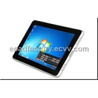 9.7 inch super slim Win7/android2.3 dual OS tablet pc laptop  YD-009