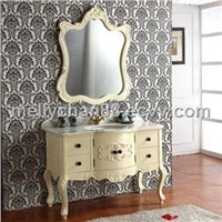 Antique Solid Wood Bathroom Vanity, Bathroom Cabinet, Bathroom Furniture