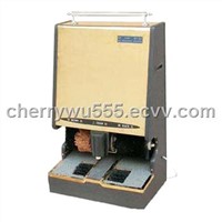 Automatic coin operated shoe machine