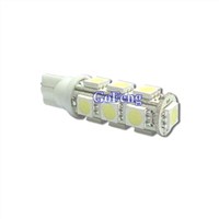 Blue T10 LED Light Bulbs with 13 SMD / 5050 SMD