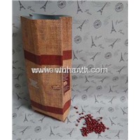 Brown Kraft Paper Bag for Coffee with Valves