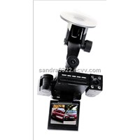 Car Black Box with 2.0 inch TFT Screen,120 Ultra HD Wide-angle Lens and Dual Cameras H3000