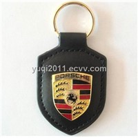 Car Logo Porsche PU keychain