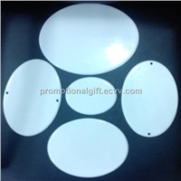 Ceramic Porcelain Oval Plate with Holes