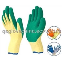 Cotton Liner Latex Coated Glove CE Certified