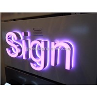 Customized Design LED Backlit Letter Sign, 3D Logo Sign