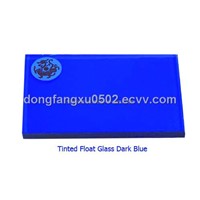 Dark blue glass