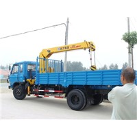 Dongfeng 153 Hydraulic 360 Degree Rotation Multi-Functional Crane Truck