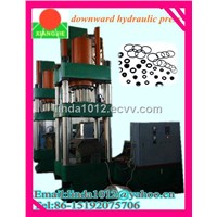 Downward hydraulic press ( machine)