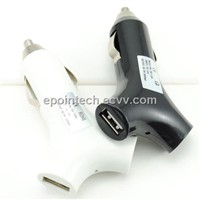 Dual USB ports car charger for cell phone &amp;amp; laptop computer adapter