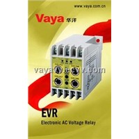 Electronic AC voltage relay