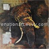 Elephant  PAM11200502    120X120cm