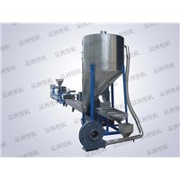 Engineering material double-stage plastic modified granulator