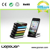 External portable battery charger for iPhone/iPod