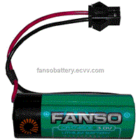 FANSO Primary Lithium Battery CR17450E 3.0V for alarm detector