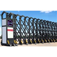 Factory direct electric retractable door aluminum alloy electric retractable door
