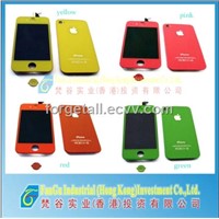 For iPhone4 colofurl lcd digitizer with touch screen glass replacement