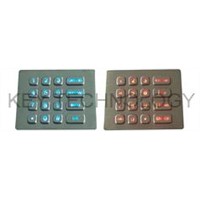 IP65 Stainless Steel Compact Format Numeric keypad
