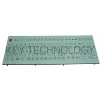 IP65 rated compact format industrial membrane keyboard