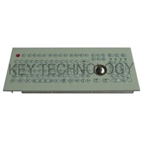 IP65 rated compact format industrial membrane keyboard