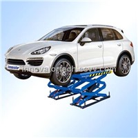 In ground mounted double scissor lift with CE certificate