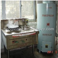 JF-500 Gasification Furnace with De Kitchen Stove