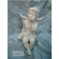 Kiss Lovely Porcelain Angel Figurine