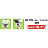 LED SMD 48pcs 3W Spotlight GU10