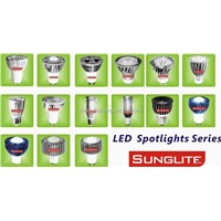 LED Spotlight 3-12W GU10 MR16 GU5.3